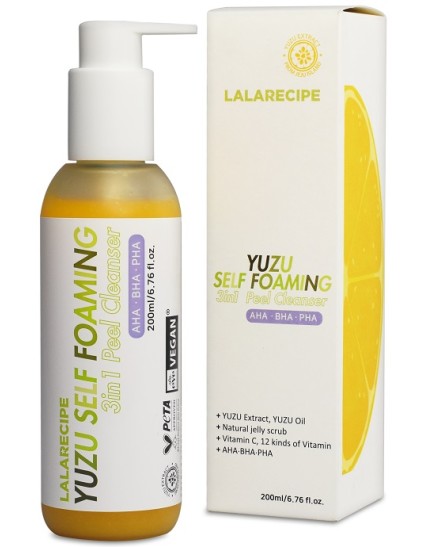 LALARECIPE YUZU SELF FOAM 3IN1