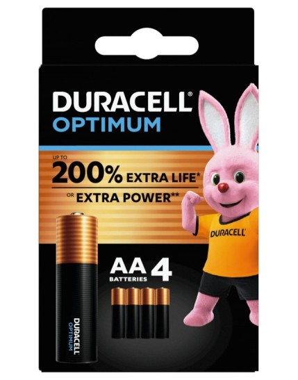 DURACELL OPTIMUM AA B4 16PZ