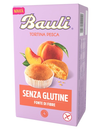 BAULI Tortina Pesca S/G 140G