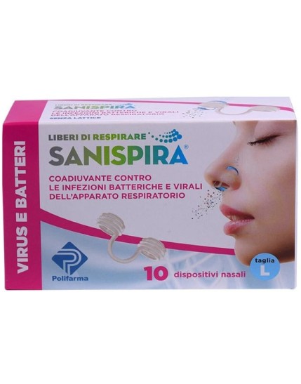 SANISPIRA*Virus&Batteri L 10pz