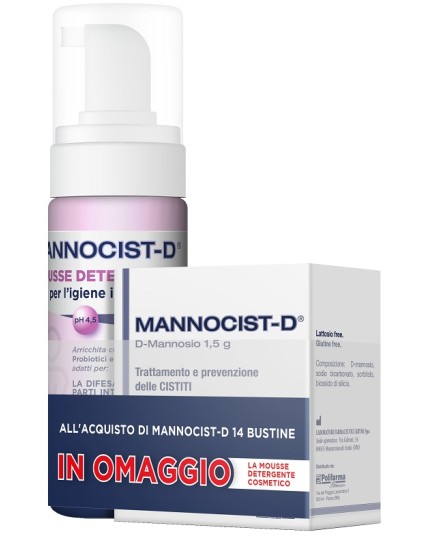 Mannocist-d 14 bustine +mousse Omaggio