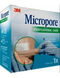 3M MICROPORE SURG T TA M5X25MM