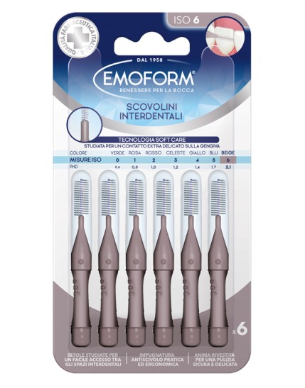 EMOFORM Scov.ISO 6 Beige 6pz