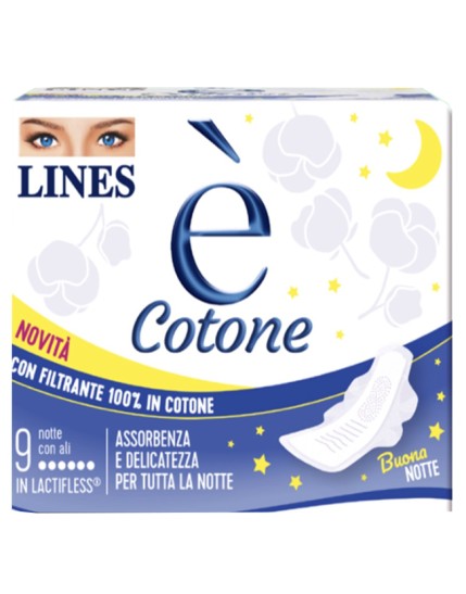 LINES E' COTONE NOTTE 9PZ