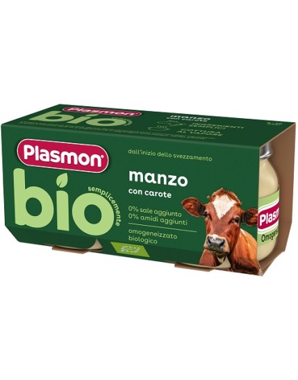 PLASMON BIO OMOG MANZO CAR 2PZ