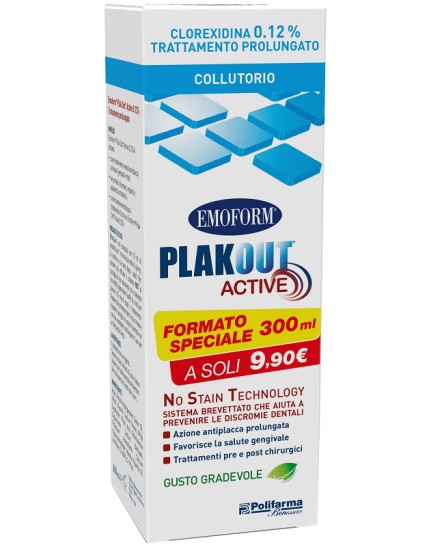 PLAK OUT Act.Coll.0,12% 300ml