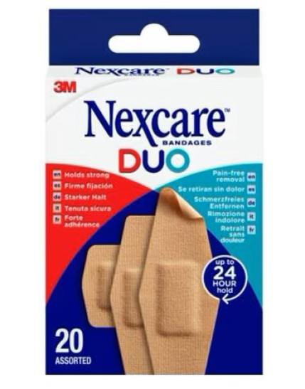 NEXCARE DUO CER ASSORT 20PZ