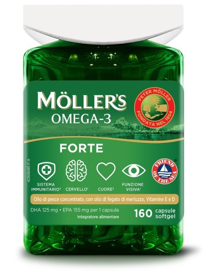 MOLLER'S OMEGA 3 FORTE 160CPS MOLLER'S OMEGA 3 FORTE 160CPS