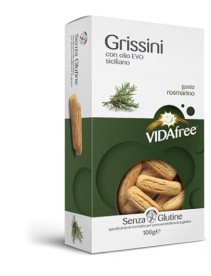 VIDAFREE Grissini Rosm.100g