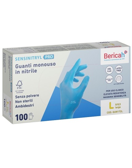 GUANTI NITR L 100PZ SENSINIT PRO