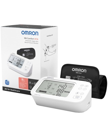 Omron M6 Comfort Afib misuratore di pressione automatico da braccio