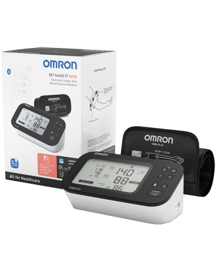 Omron M7 AFib Misuratore di Pressione Intelligente da Braccio