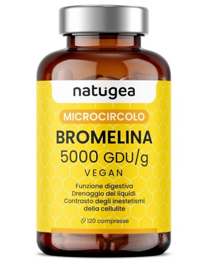 NATUGEA BROMELINA 5000 120Cpr NATUGEA BROMELINA 5000 120Cpr