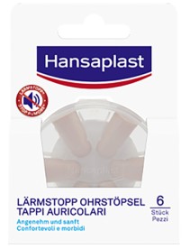 HANSAPLAST EAR PLUGS 6PZ