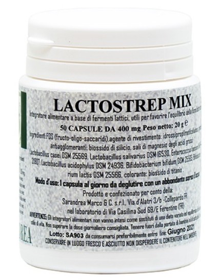 LACTOSTREP MIX 400mg 50Cps SAR