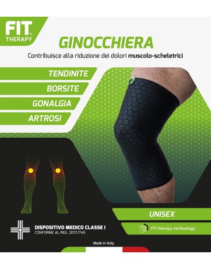 FIT THERAPY GINOCCHIERA NERO L FIT THERAPY GINOCCHIERA NERO L