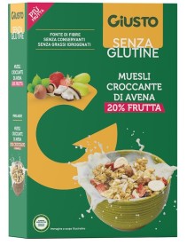 GIUSTO S/G Muesli Frutta 275g