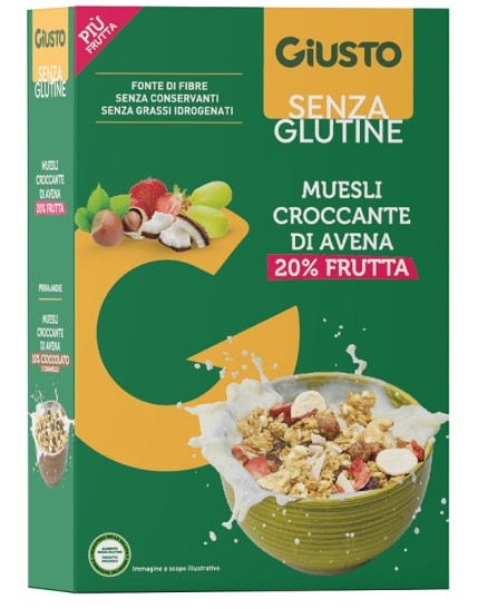 GIUSTO S/G Muesli Frutta 275g