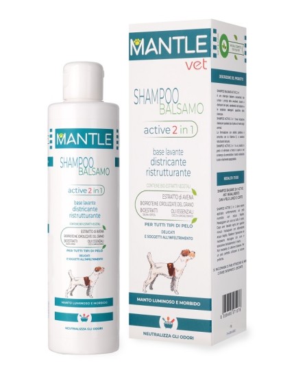MANTLE VET SHAMPOO 2IN1 250ML