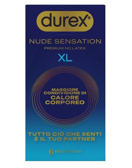 Durex nude sensation XL 6 pezzi Durex nude sensation XL 6 pezzi