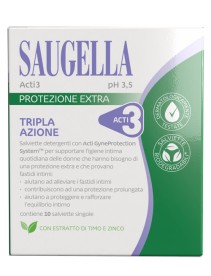 SAUGELLA ACTI3 10 Salviettine