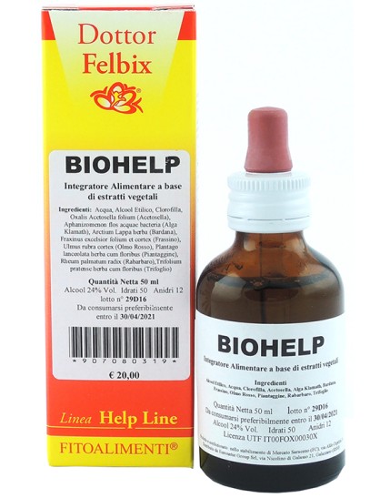 BIOHELP GTT 50ML  "EURONATUR"