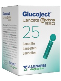 GLUCOJECT LANCETS EX G33 25PZ