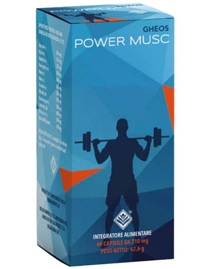 GHEOS POWER MUSC 60 Cps 750mg GHEOS POWER MUSC 60 Cps 750mg