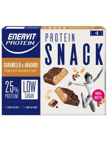 Enervit Protein Snack Caramello E Arachidi 8 Pezzi Da 31g