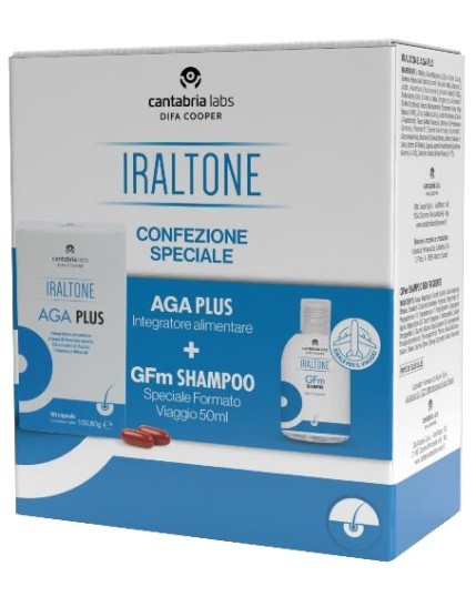 Iraltone Aga Plus 60 Capsule + GFM Iraltone Shampoo 50ml Iraltone Aga Plus 60 Capsule + GFM Iraltone Shampoo 50ml