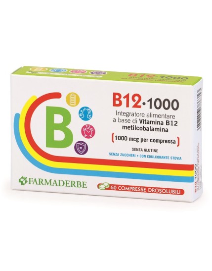 B12 1000 60CPR OROSOLUBILI FAR B12 1000 60CPR OROSOLUBILI FAR