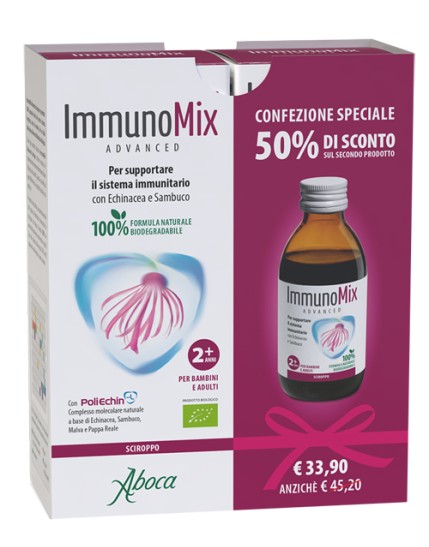 Aboca  Immunomix Advanced Sciroppo Bipacco 2x210gr