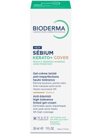 Bioderma Sebium Kerato+ Cover Gel-Crema Anti-Imperfezioni Viso Colorato 30ml