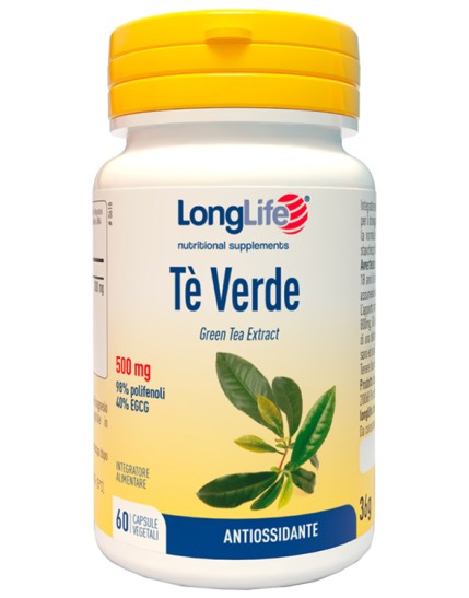 LONGLIFE TE VERDE 60 Cps 500mg LONGLIFE TE VERDE 60 Cps 500mg