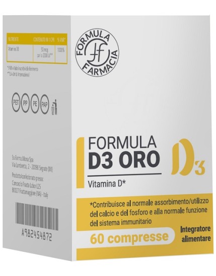 FORMULA D3 OROSOLUBILE 60CPR FORMULA D3 OROSOLUBILE 60CPR