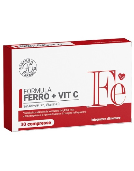 FORMULA FERRO + VIT C 30 CPR