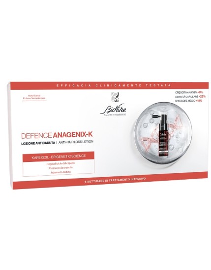 BioNike Anagenix k lozione anti caduta 6 flaconcini 15 ml