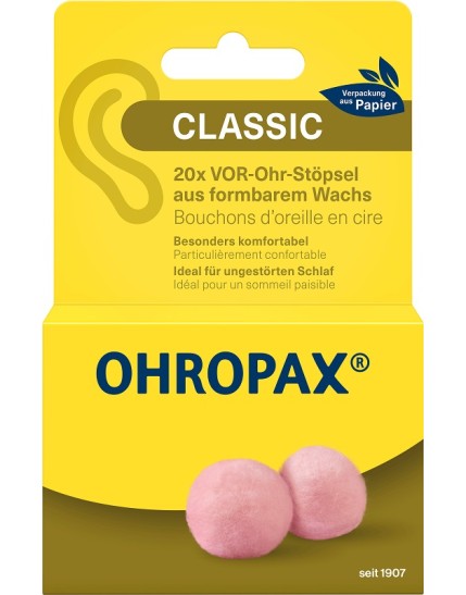 OHROPAX Tappi Aur.Cera 20pz OHROPAX Tappi Aur.Cera 20pz