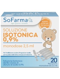 SOLUZ SALINA 0,9% 20FL 2,5ML SF+