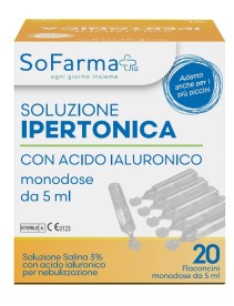 SOLUZ IPERTONICA 3% 20FL SF+