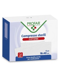 PROFAR GARZA COT 18X40CM 12PZ