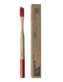 SPAZZOLINO BAMBOO MEDIUM ROSSO