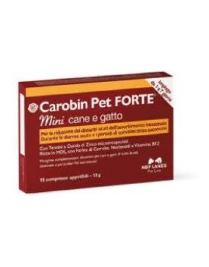 CAROBIN PET FORTE MINI 15CPR