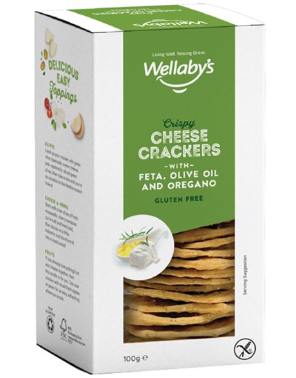 WELLABY'S Crackers Feta-Olive
