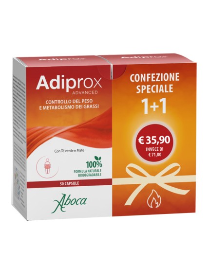 Aboca Adiprox capsule confezione speciale 50 capsule +50 Capsule