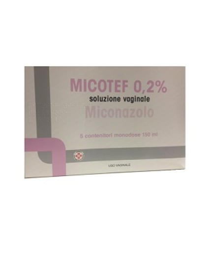 Micotef Soluzione Vaginale 5 Flaconi 150ml 0,2%