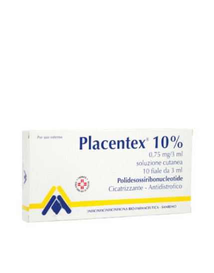 Placentex Soluzione Cutanea 10 fiale 3ml