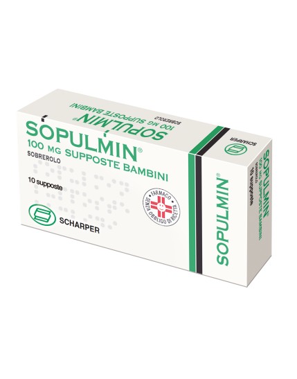 Sopulmin Bambini 10 Supposte 100mg