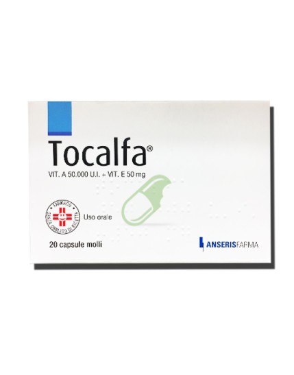 Tocalfa 20 Capsule Molli 50000ui+ 50mg