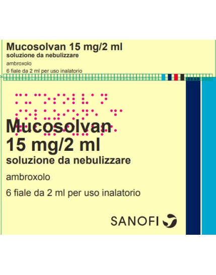 Mucosolvan Soluzione da nebulizzare 6 fiale 15mg 2ml